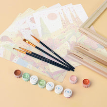 Cargar imagen en el visor de la galería, Mini Pintar por números 15x20cm (6 piezas) - España Vibrante