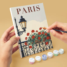 Cargar imagen en el visor de la galería, Mini Pintar por números 15x20cm (6 piezas) - Francia Chic