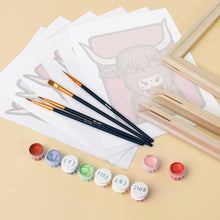 Cargar imagen en el visor de la galería, Mini Pintar por números 15x20cm (6 piezas) - Equipo Muu