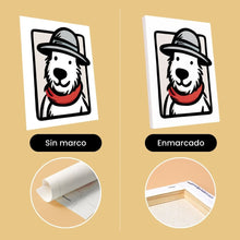 Cargar imagen en el visor de la galería, Mini Pintar por números 15x20cm (6 piezas) - Amigos con Bandana 1