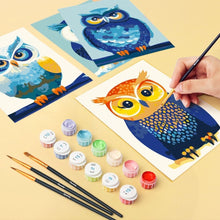 Cargar imagen en el visor de la galería, Mini Pintar por números 15x20cm (6 piezas) - Vigilia Colorida