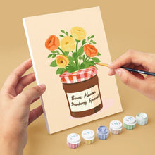 Cargar imagen en el visor de la galería, Mini Pintar por números 15x20cm (6 piezas) - Despensa Floreciente