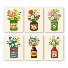 Cargar imagen en el visor de la galería, Mini Pintar por números 15x20cm (6 piezas) - Botellas Florecientes Figured'Art