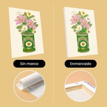 Cargar imagen en el visor de la galería, Mini Pintar por números 15x20cm (6 piezas) - Botellas Florecientes