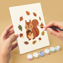 Cargar imagen en el visor de la galería, Mini Pintar por números 15x20cm (6 piezas) - Cosecha de Otoño