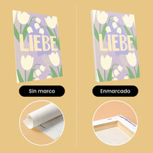 Cargar imagen en el visor de la galería, Mini Pintar por números 15x20cm (6 piezas) - Amor Floral 1