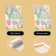 Cargar imagen en el visor de la galería, Mini Pintar por números 15x20cm (6 piezas) - Amor Floral 2