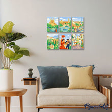 Cargar imagen en el visor de la galería, Mini Pintar por números 15x20cm (6 piezas) - Monumentos Europeos