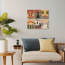 Cargar imagen en el visor de la galería, Mini Pintar por números 15x20cm (6 piezas) - Sueños Andaluces