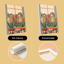 Cargar imagen en el visor de la galería, Mini Pintar por números 15x20cm (6 piezas) - Holanda en Flor