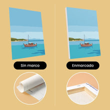 Cargar imagen en el visor de la galería, Mini Pintar por números 15x20cm (6 piezas) - Sueños de Santorini