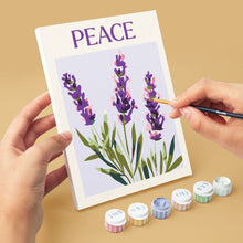 Cargar imagen en el visor de la galería, Mini Pintar por números 15x20cm (6 piezas) - Emociones en Flor 1
