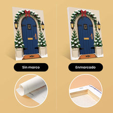 Cargar imagen en el visor de la galería, Mini Pintar por números 15x20cm (6 piezas) - Puertas de Entrada Navideñas
