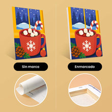 Cargar imagen en el visor de la galería, Mini Pintar por números 15x20cm (6 piezas) - Favoritos del Invierno Festivo