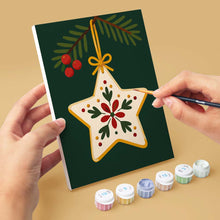 Cargar imagen en el visor de la galería, Mini Pintar por números 15x20cm (6 piezas) - Tradiciones Navideñas