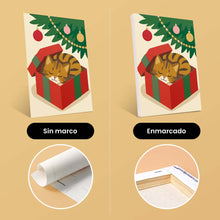 Cargar imagen en el visor de la galería, Mini Pintar por números 15x20cm (6 piezas) - Diversión con Gatitos Navideños