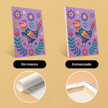 Cargar imagen en el visor de la galería, Mini Pintar por números 15x20cm (6 piezas) - Flores y canto de los pájaros