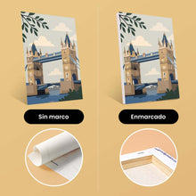 Cargar imagen en el visor de la galería, Mini Pintar por números 15x20cm (6 piezas) - Postales de Londres