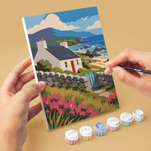 Cargar imagen en el visor de la galería, Mini Serie Pintar por números 15x20cm (6 piezas) - Costa Escocesa
