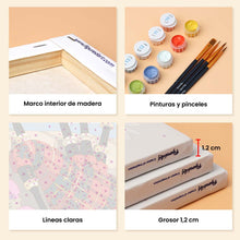 Cargar imagen en el visor de la galería, Mini Serie Pintar por números 15x20cm (6 piezas) - Patrimonio Escocés