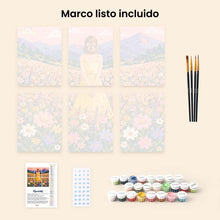Cargar imagen en el visor de la galería, Mini Serie Pintar por números 15x20cm (6 piezas) - Pradera Soñada de Flores Silvestres
