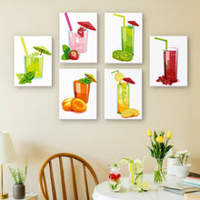 Cargar imagen en el visor de la galería, Mini Pintar por números 15x20cm (6 piezas) - Zumos de Frutas Frescas