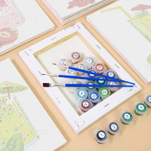 Cargar imagen en el visor de la galería, Mini Pintar por números 15x20cm (6 piezas) - Zumos de Frutas Frescas