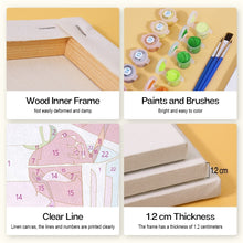 Cargar imagen en el visor de la galería, Mini Pintar por números 15x20cm (6 piezas) - Zumos de Frutas Frescas