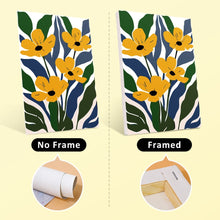 Cargar imagen en el visor de la galería, Mini Pintar por números 15x20cm (6 piezas) - Patrones Florales Coloridos