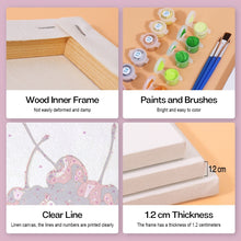 Cargar imagen en el visor de la galería, Mini Pintar por números 15x20cm (6 piezas) - Frutas Disco