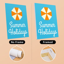 Cargar imagen en el visor de la galería, Mini Pintar por números 15x20cm (6 piezas) - Carteles de Vacaciones de Verano