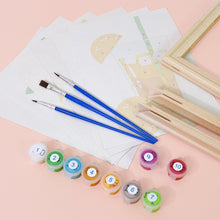 Cargar imagen en el visor de la galería, Mini Pintar por números 15x20cm (6 piezas) - Bebidas de Frutas