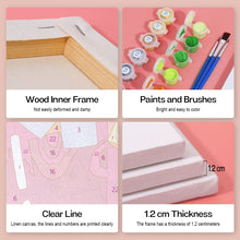 Cargar imagen en el visor de la galería, Mini Pintar por números 15x20cm (6 piezas) - Bebidas de Frutas