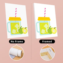 Cargar imagen en el visor de la galería, Mini Pintar por números 15x20cm (6 piezas) - Zumos de Frutas en Tarro