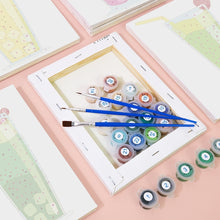 Cargar imagen en el visor de la galería, Mini Pintar por números 15x20cm (6 piezas) - Bebidas de Frutas con Gas