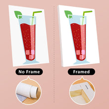 Cargar imagen en el visor de la galería, Mini Pintar por números 15x20cm (6 piezas) - Bebidas de Frutas con Gas