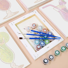 Cargar imagen en el visor de la galería, Mini Pintar por números 15x20cm (6 piezas) - Cócteles de Frutas