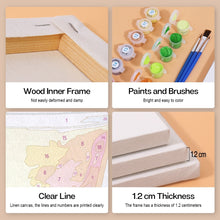 Cargar imagen en el visor de la galería, Mini Pintar por números 15x20cm (6 piezas) - Cócteles Coloridos