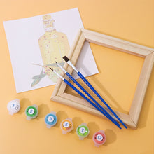 Cargar imagen en el visor de la galería, Mini Pintar por números 15x15cm (6 piezas) - Aceites Naturales