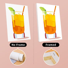 Cargar imagen en el visor de la galería, Mini Pintar por números 15x20cm (6 piezas) - Cócteles de Verano Vibrantes
