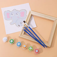 Cargar imagen en el visor de la galería, Mini Pintar por números 15x15cm (6 piezas) - Animales Tiernos