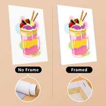 Cargar imagen en el visor de la galería, Mini Pintar por números 15x20cm (6 piezas) - Batidos