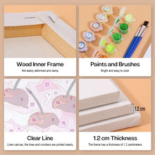 Cargar imagen en el visor de la galería, Mini Pintar por números 15x20cm (6 piezas) - Batidos Coloridos