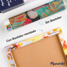 Cargar imagen en el visor de la galería, Mini Diamond Painting 25x25cm - Virgen María rezando