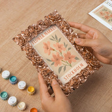 Cargar imagen en el visor de la galería, Mini Pintar por números con marco - Mercado de flores - Estocolmo