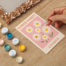 Cargar imagen en el visor de la galería, Mini Pintar por números con marco - Mercado de flores - Londres