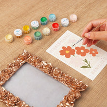 Cargar imagen en el visor de la galería, Mini Pintar por números con marco - Mercado de flores - Honolulu