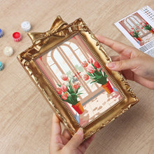 Cargar imagen en el visor de la galería, Mini Pintar por números con marco - Ventana florecida