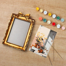 Cargar imagen en el visor de la galería, Mini Pintar por números con marco - Patio en flor