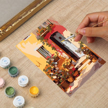 Cargar imagen en el visor de la galería, Mini Pintar por números con marco - Patio de terracota